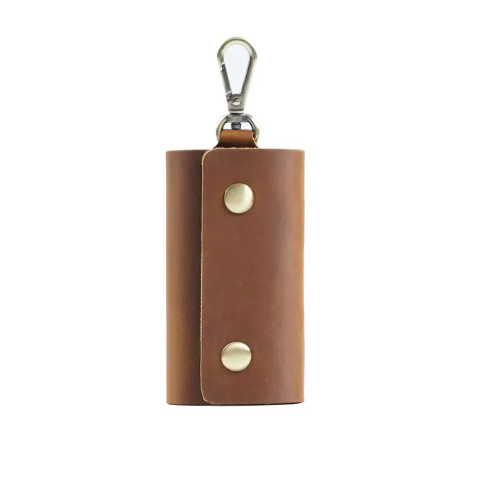 Porte-clés en cuir pour hommes – Organisateur de pochette à clés multifonctionnel avec clip de ceinture suspendu à la taille
