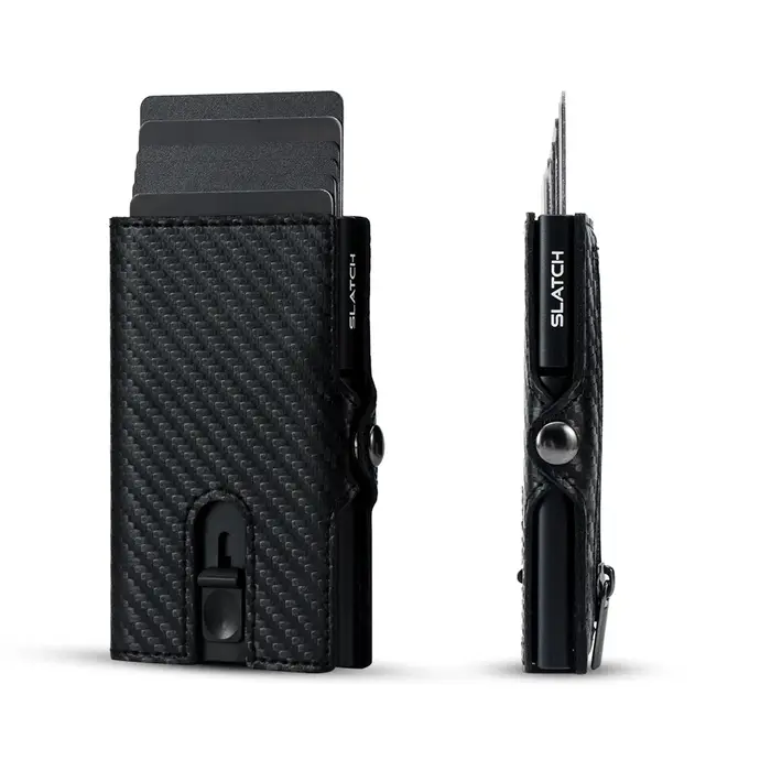 CASEKEY hommes portefeuilles 100% véritable cuir de vache Popup court porte-carte sac à main de haut