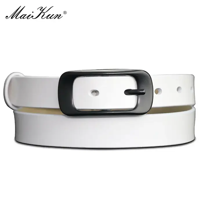Maikun – ceinture en cuir véritable pour femme, vêtement pour jean et pantalon