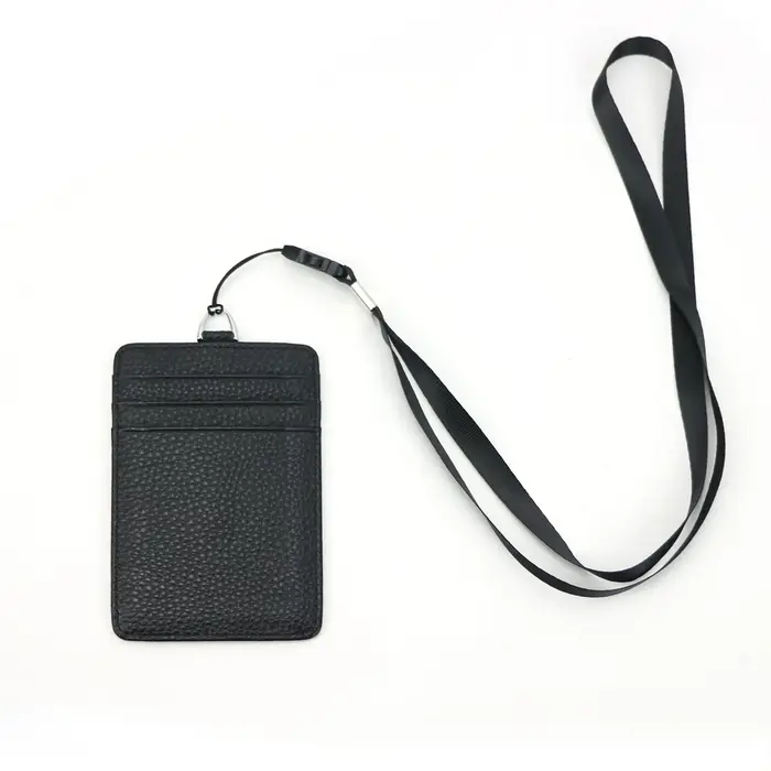 Porte-cartes de crédit en cuir véritable pour hommes et femmes, porte-cartes d'identité, porte-carte