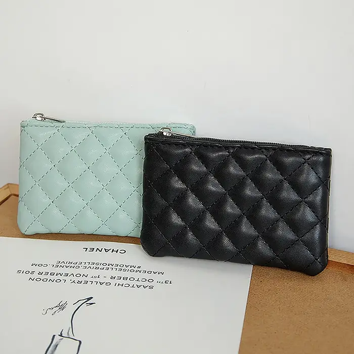 Petit porte-monnaie en cuir PU pour femme