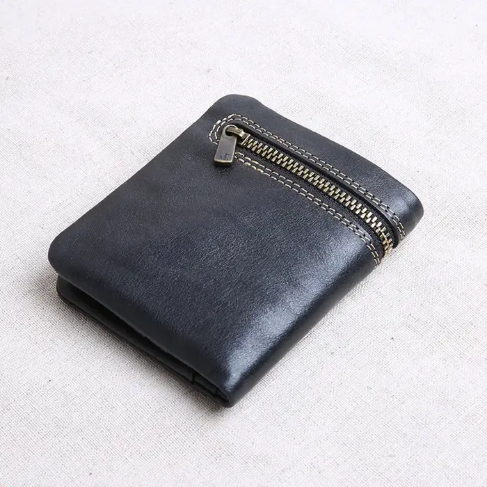 AETOO – portefeuille court en cuir pour hommes