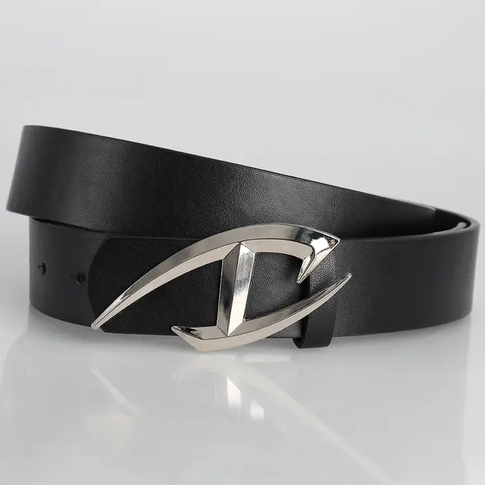 Ceinture punk pour homme avec boucle Alien, style gothique Y2K, ceinture en cuir PU pour homme et femme, mode streetwear, parfaite à porter avec des jeans