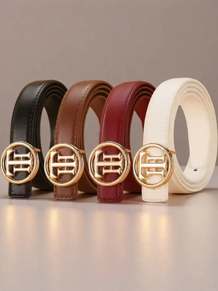 1 ceinture pour femme neuve avec boucle lisse à lettres