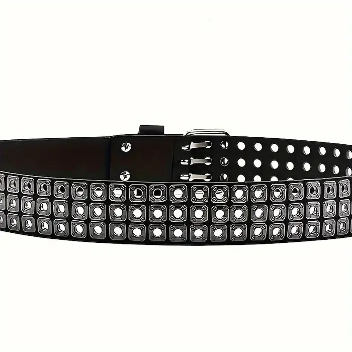 Ceinture à rivets de style punk pour hommes et femmes