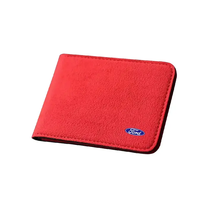 Porte-documents de voiture Ultra fin en cuir gaufré