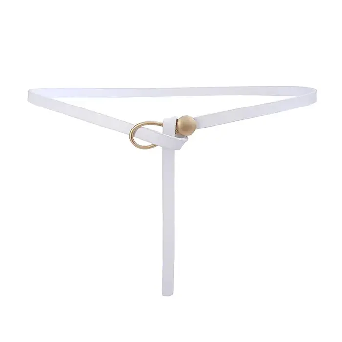 Ceinture femme simple décoration costume manteau avec jupe