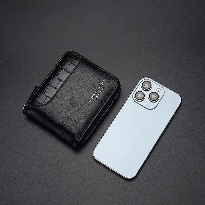 Portefeuille en cuir pour hommes