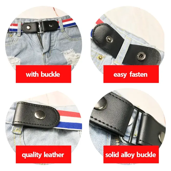 Ceinture artificiel astique Invisible en Cuir pour Homme et Femme
