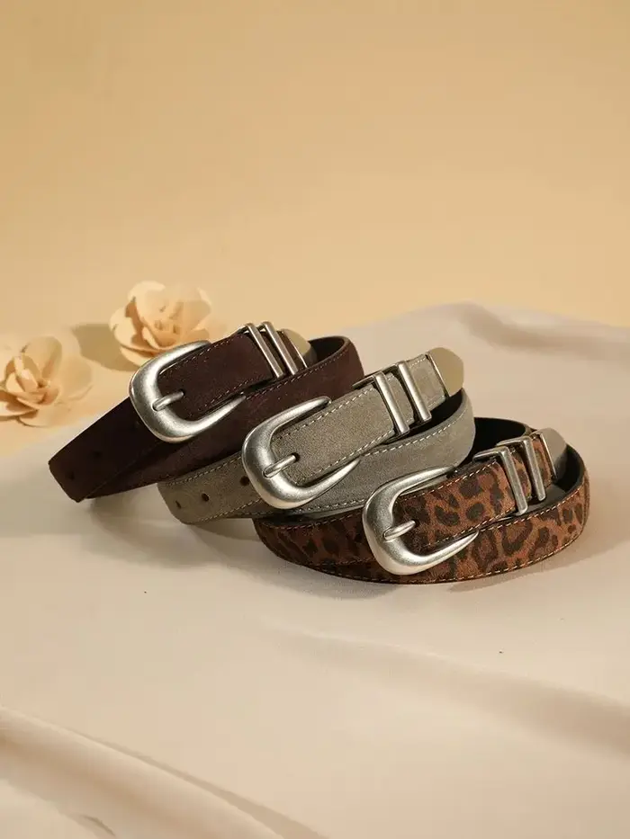 Ceinture imprimée léopard pour femmes