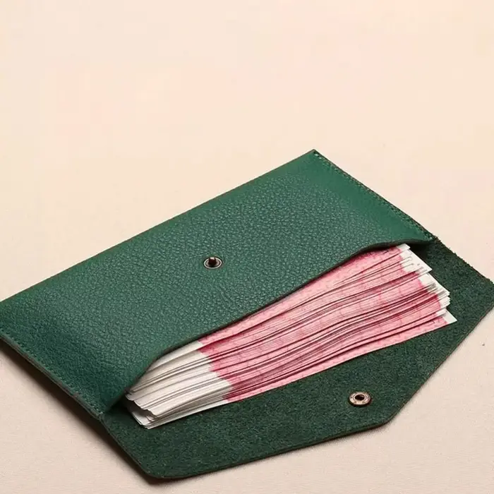 Nouveau Portefeuille en cuir souple pour femmes