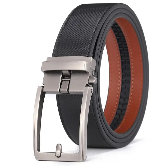 Ceintures clic pour hommes marque de luxe concepteur boucle automatique véritable Original en cuir