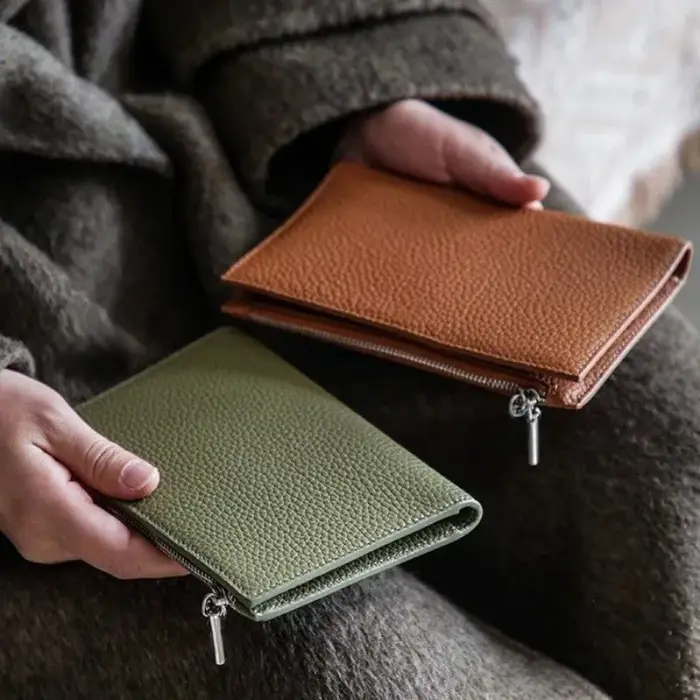 Porte-passeport en cuir couvre étui étanche voyage carte de crédit portefeuille mignon passeport livre pour