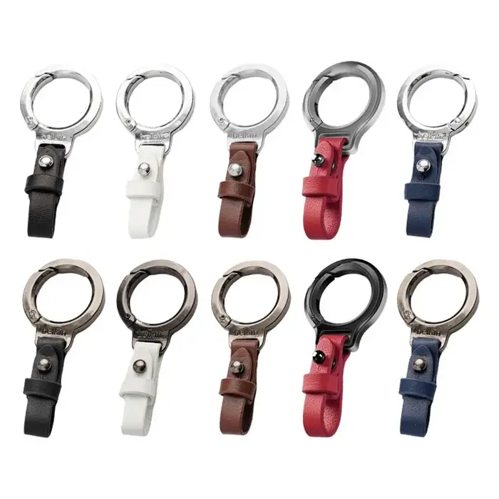 Porte-clés de voiture en cuir pendentif