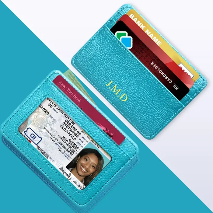 Porte-carte d'identité personnalisé pour hommes et femmes