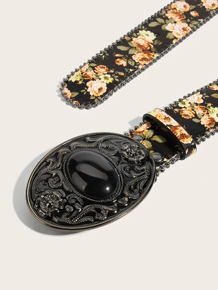 Ceinture western marron y2k pour femme