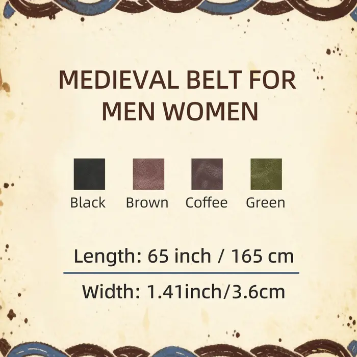 Ceinture médiévale pour femmes