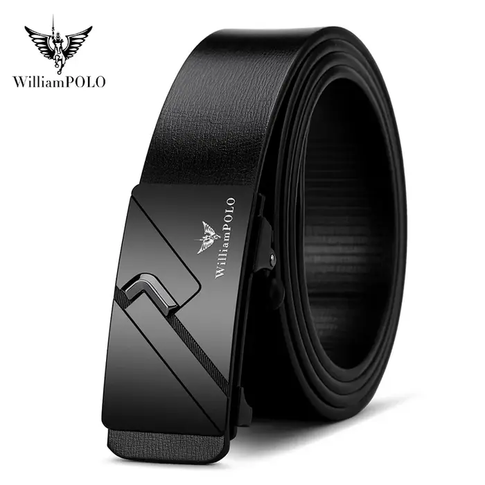 Ceinture sans dents minimaliste décontractée pour hommes