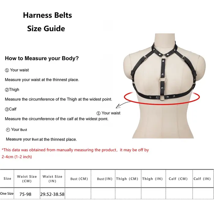 Ceinture de poitrine en cuir pour femmes, Style de rue, harnais de poitrine, bretelles, décoration P