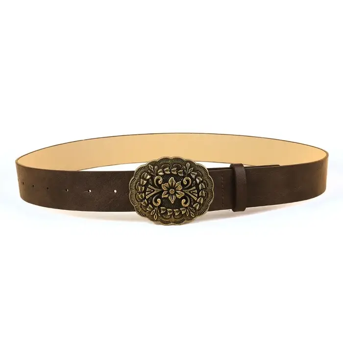 Ceinture Unisexe Noire Polyvalente de Style Coréen