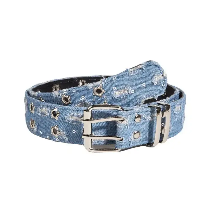 39BD – ceinture taille pour adulte, avec boucle réglable à Double ardillon, en lavé, pour femmes en 