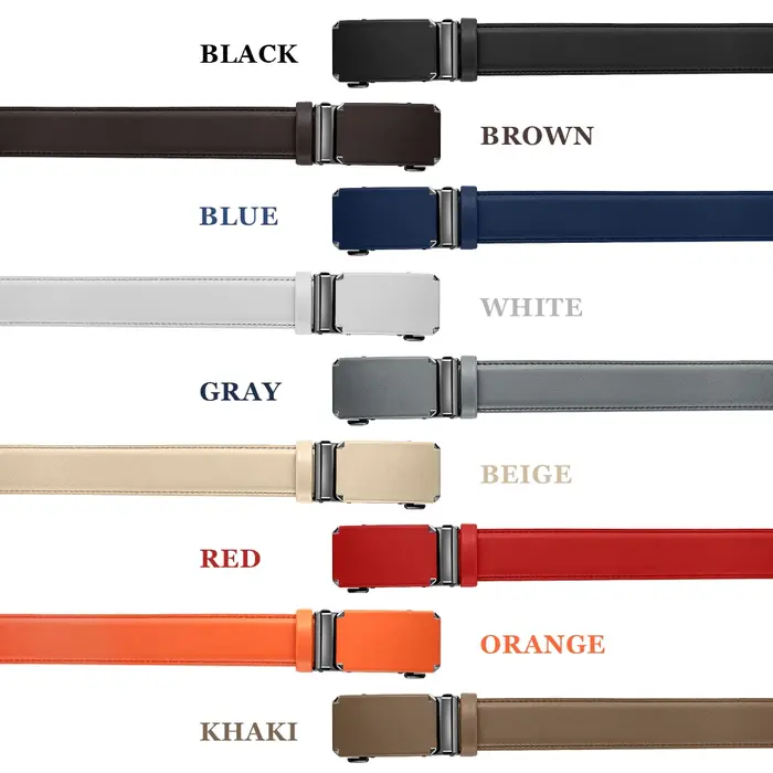 CHAOREN hommes mode ceinture en cuir véritable