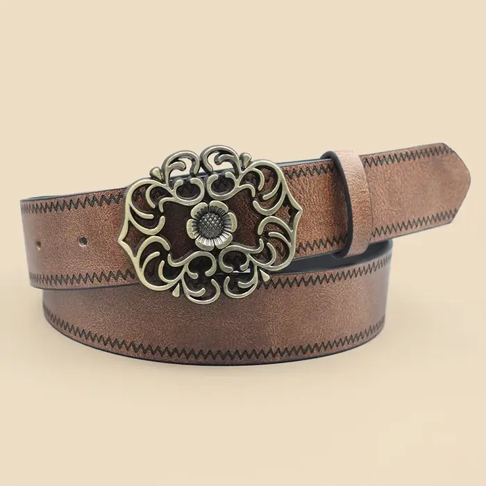 Ceinture classique de Style Denim occidental rétro
