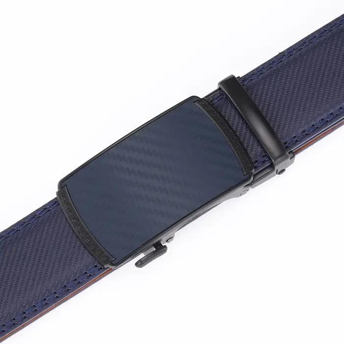 Hommes ceinture en cuir alliage boucle automatique mâle