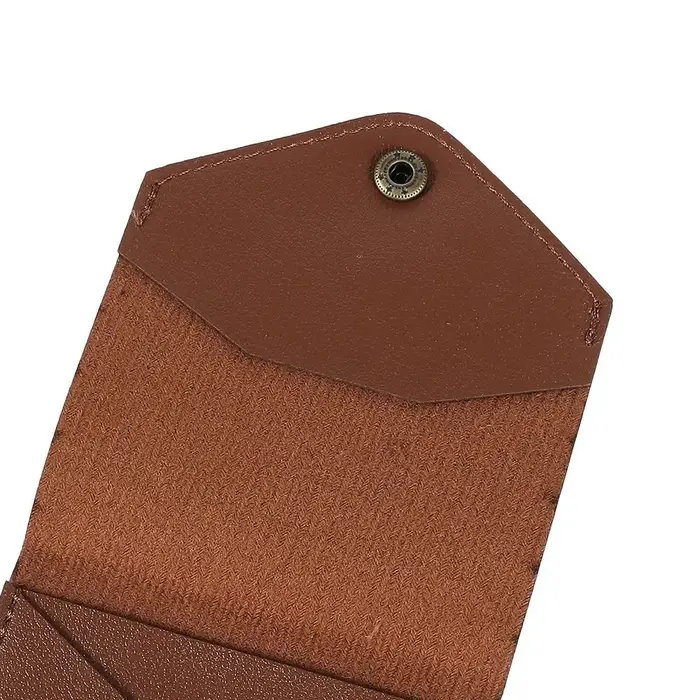 Portefeuille Compact multifonctionnel étanche en cuir PU fait à la main