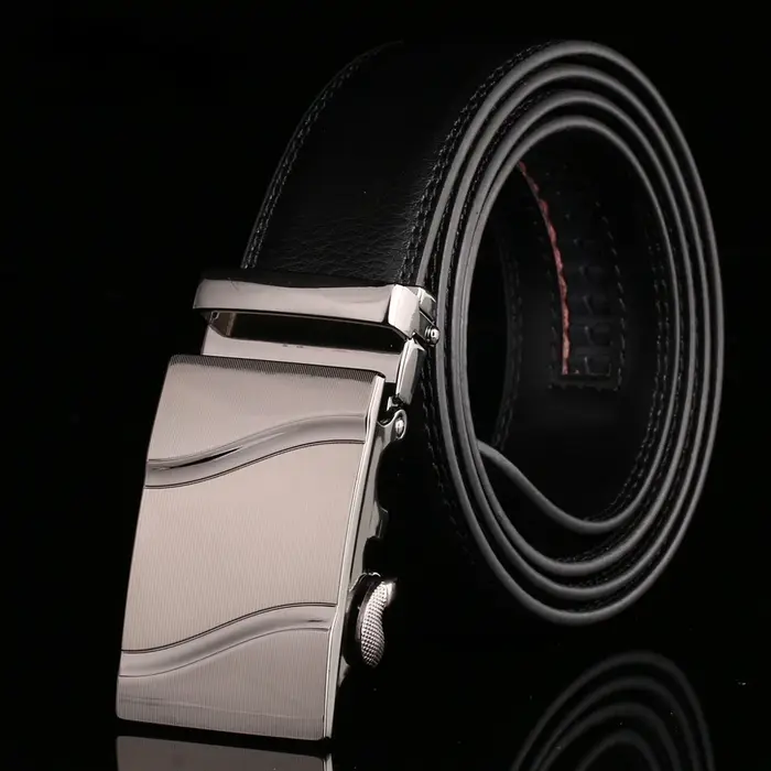 Ceinture en cuir de haute qualité pour hommes, surintendant, sangle de taille, designer de luxe, structure automatique, environnement