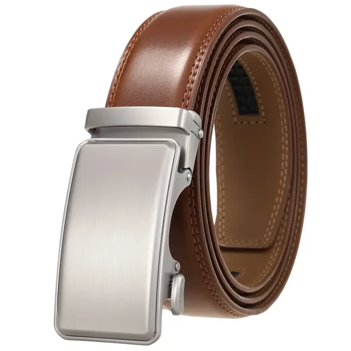 Ceinture en cuir véritable pour hommes