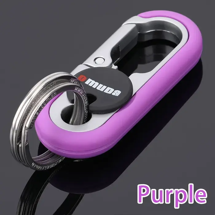Porte-clés en métal robuste Omuda – Porte-clés de voiture pour hommes et femmes, accessoires automob