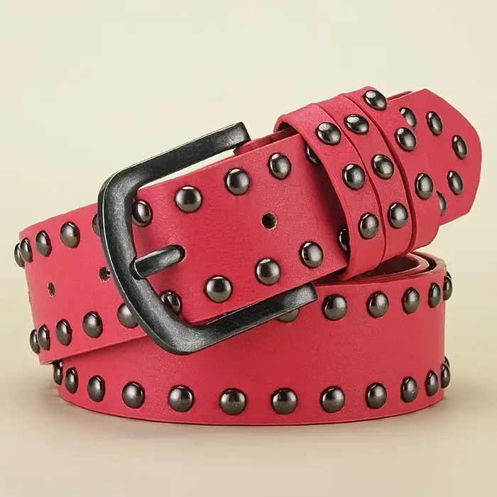 Ceinture pour hommes rétro fait vieille alliage aiguille boucle