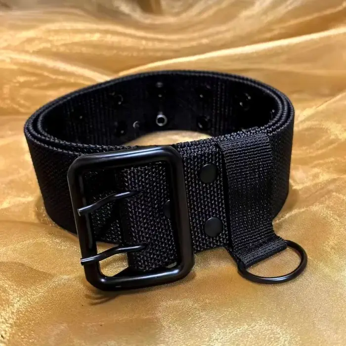 Ceinture en nylon extra-longue, nouvelle collection, avec design à double aiguille |   Idéal pour le