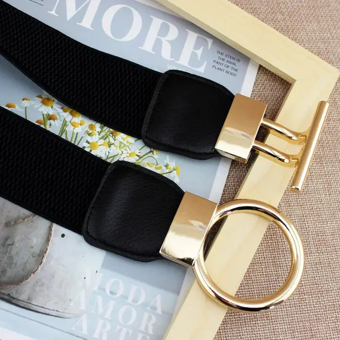 Ceinture élastique à la taille pour femme