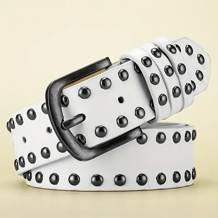 Ceinture pour hommes rétro fait vieille alliage aiguille boucle