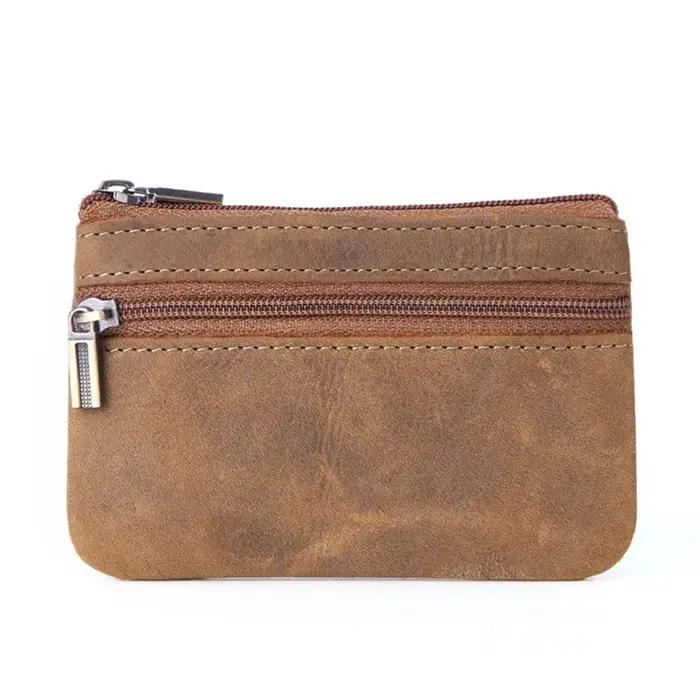 Porte-carte Crazy Horse en cuir