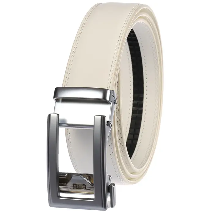 Ceintures d'affaires pour hommes en cuir véritable automatique