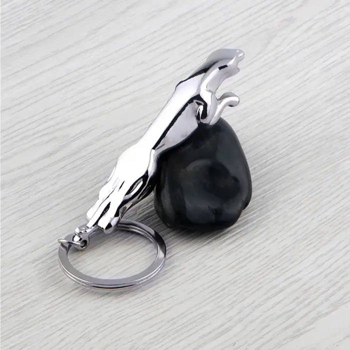 Porte-clés classique en acier inoxydable