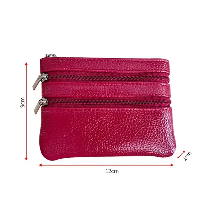Porte-monnaie en cuir PU pour hommes