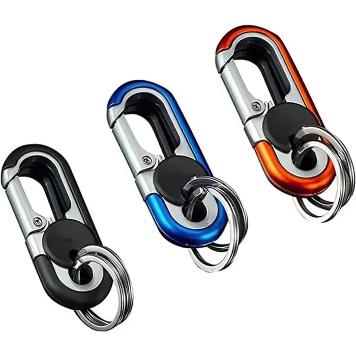 Porte-clés en métal pour homme