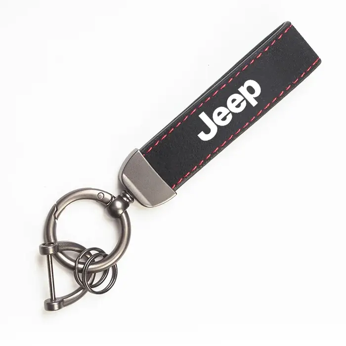 Porte-clés de voiture en daim et alliage de zinc, porte-clés, accessoires pour Jeep Grand TraffWrang