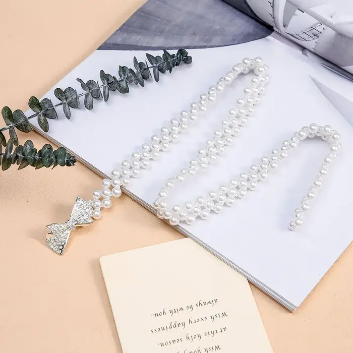 Ceinture de taille élégante en perles pour femmes