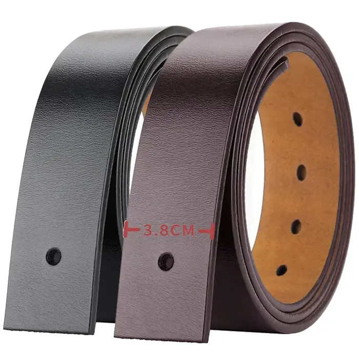 Ceinture en cuir véritable pour hommes