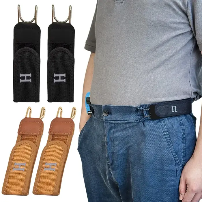 Ceinture élastique invisible réglable sans boucle pour hommes