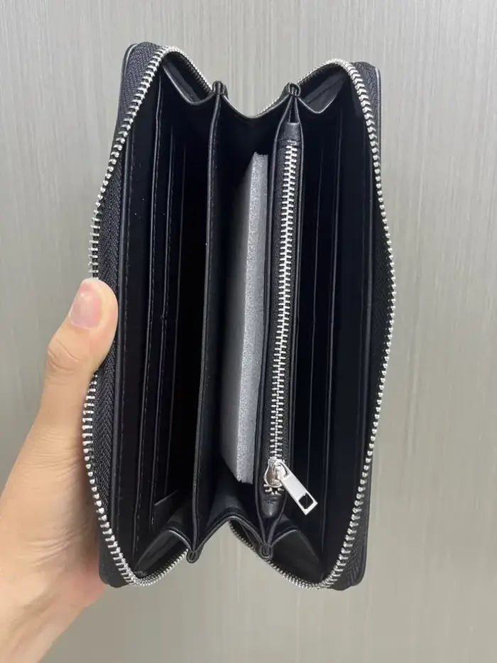 Portefeuille long Porter 2026, cadeau, vente flash, nouveau portefeuille fin en cuir de vachette pou
