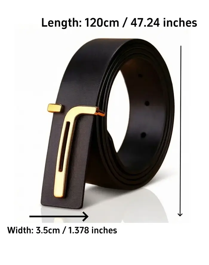 Ceinture minimaliste à la mode pour hommes