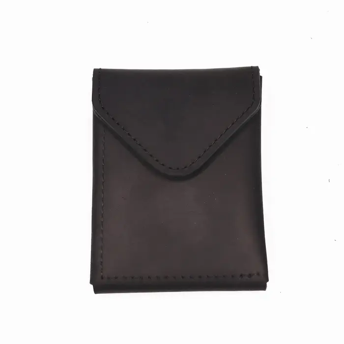 Portefeuille en cuir véritable pour hommes, cuir de vache véritable, court, mince, minimaliste, port
