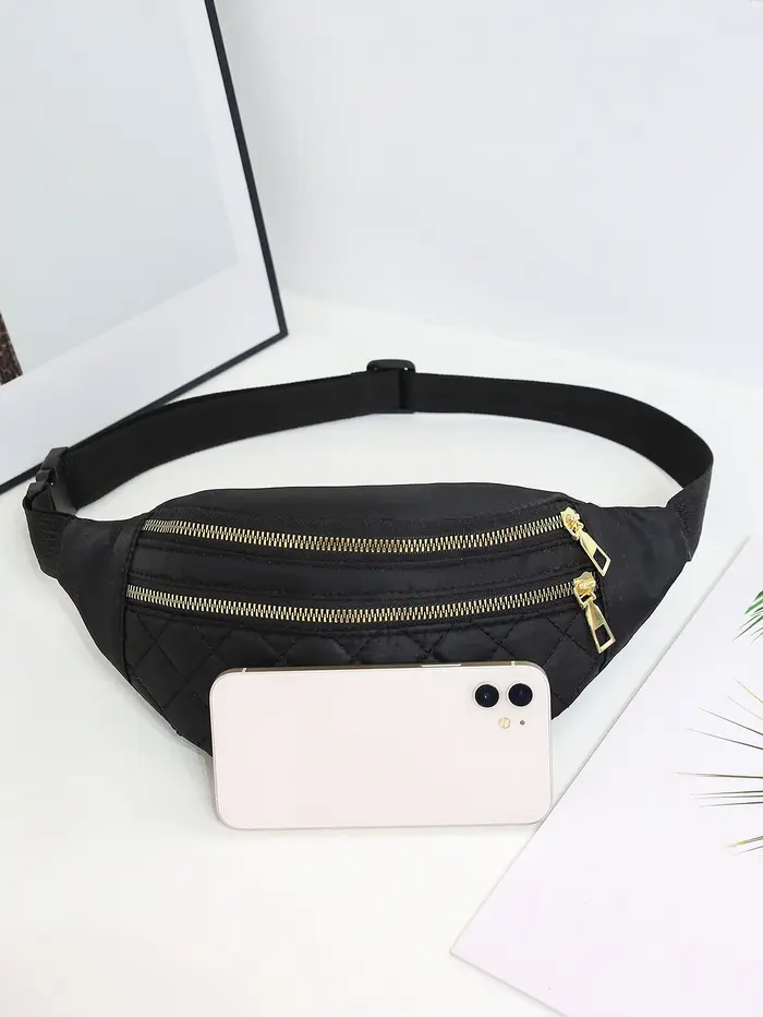 Femmes taille sac Fanny Pack poitrine sacs hanche Bum sac dames voyage ceinture sac bandoulière argent pochette