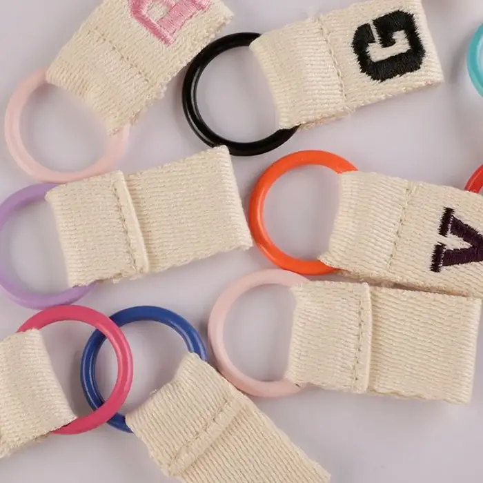 Organisateur de clés 26 lettres porte-clés broderie